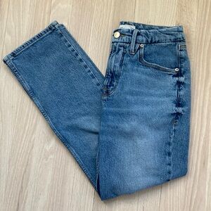 Good American Straight Leg Jeans